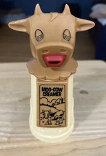 Vintage 1970's Moo Cow Coffee Creamer - Whirley Industries Warren PA - RARE !