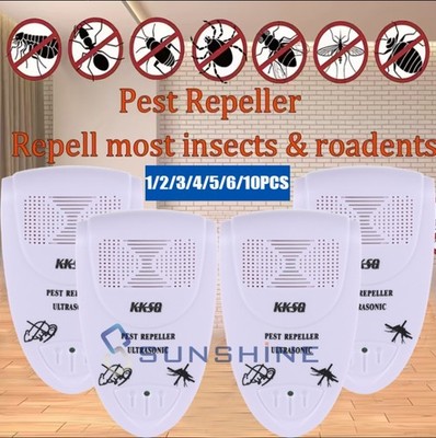 Repelente Para Plaga Cucaracha Raton Roach Insectos Ultrasónic Animales Electric