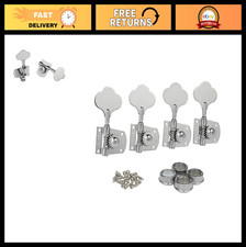Chrome Cloverleaf Bass Tuners - Tuning Machines Keys for Jazz Precision Bass