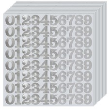 1 Inch Number Stickers for Inventory and Classification, Waterproof Label Num...