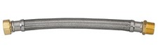 Water Heater Connector,Braided Stainless Steel,3/4 FIPx3/4 MIPx18 In. - 7213-18-
