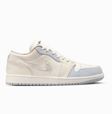 Nike Women's Air Jordan 1 Low Sail Off Noir IH7323-100 | eBay