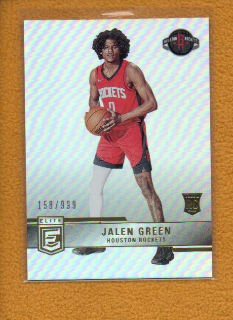 Jalen Green 2021-22 Donruss Elite Basketball Rookie RC #247 /999