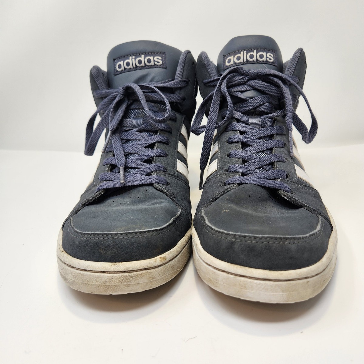 Adidas Neo Men VS Hoops Mid Gray White Athletic Sneakers Size 10.5  Lifestyle | eBay