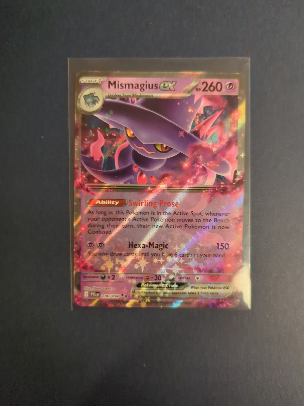 Mismagius EX 036/094 Me02: Phantasmal Flames Holo