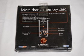 Black Smoke Grey VMU Visual Memory Unit (Sega Dreamcast) New Official OEM
