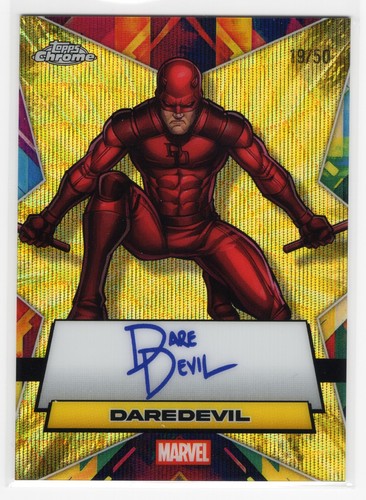 2025 Topps Marvel Chrome - Daredevil - Facsimile Auto #19/50