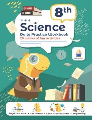 8th Grade Science: Daily - Paperback, by ArgoPrep; Argo Brothers - Very Good h