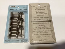 ReBoxx-4 36" HO Semi-scale wheels sets, 0.985" Axle Length, 12/ Pkg, NMRA RP-25