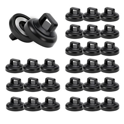60Pcs Magnetic Cable Zip Tie Mounts and Nylon Cable Ties, 19 mm Multipurpose ...