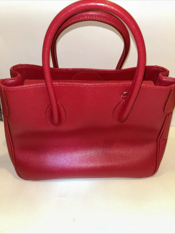 Brooks Brothers女式二手意大利皮革单肩包 — 第 4/4 张图片