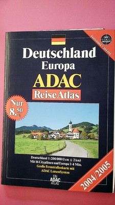 187356 ADAC REISEATLAS 2004 / 2005 DEUTSCHLAND 1:200.000, EUROPA