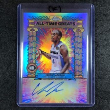 2024-25 Topps Chrome NBL CEDRIC JACKSON All-Time Greats Auto Refractor #CJ (K)