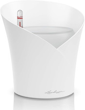 Vaso ORCHIDEA Bianco Opaco, Art. 13960, Da Interno, Autoirrigante, Diametro 12