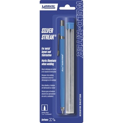 Markal Silver-Streak Metal Marker Holder with 6 Refills, Model# 96112