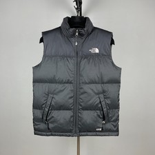 The North Face Boys Black Goose Down Puffer Vest   Size L Boys 14/16 