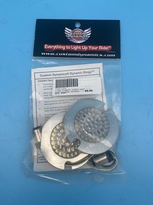CUSTOM DYNAMICS Harley Flat Style Turn Signal LED Inserts 2040-1078