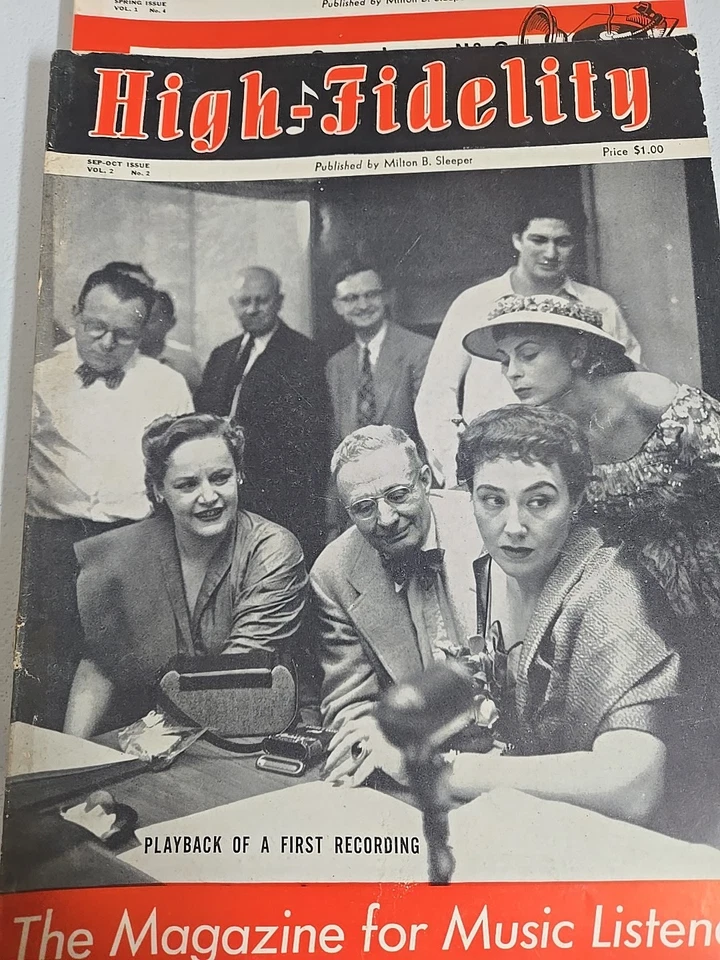  High Fidelity Music Magazine  1952 Lot Of 4 - Image 4 of 4
