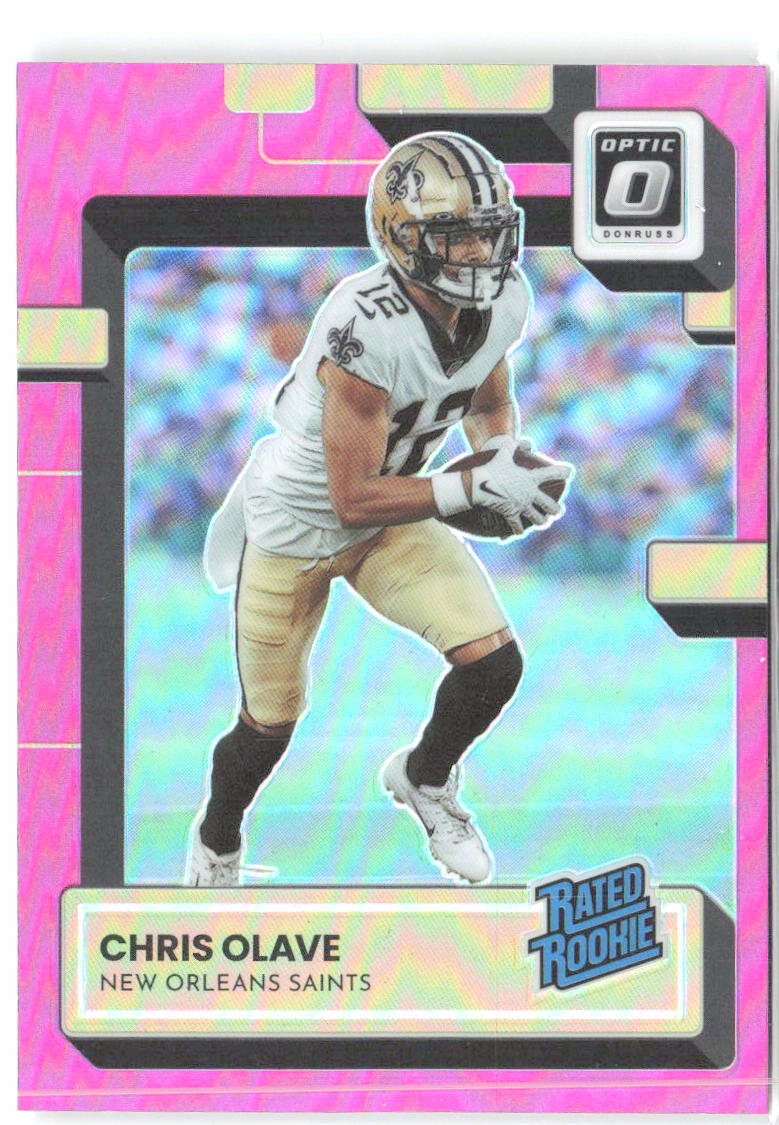 Chris Olave Donruss Optic - Pink 209 2022 New Orleans Saints