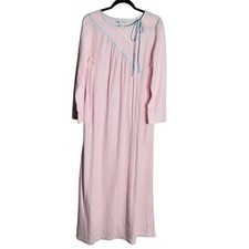 Vintage Vandemere Pink Housecoat Nightgown Robe Womens Medium Pockets