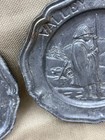 Great Moments in American History Pewter Plate Wall Hangings set of 4 read below — photo 5