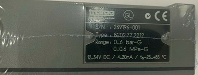 TRAFAG NAVITRAG 8202.77.2212 Druckmessumformer 0 bis 6 bar 0 bis 0,6 Mpa