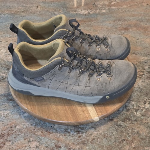 Oboz Bozeman Low - Mens Sz 12 - Grey Leather Hiking Shoes