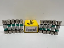 LOT OF (10) NEW OLD STOCK! COOPER BUSSMANN 20A FAST-ACTING FUSES BAF-20