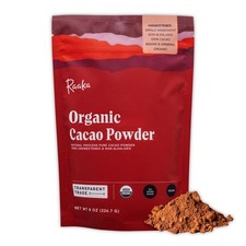 Organic Unsweetened Cacao Powder with Rich Dark Chocolate Flavor NEW