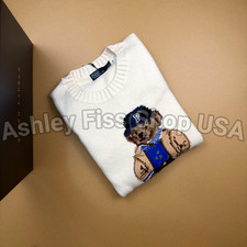 Polo Ralph Lauren Polo Bear Crewneck Knit Sweater Women's Medium NWT