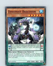 Yu-Gi-Oh TCG Dinomist Brachion MP16-EN196 1st Edition Common Card NM