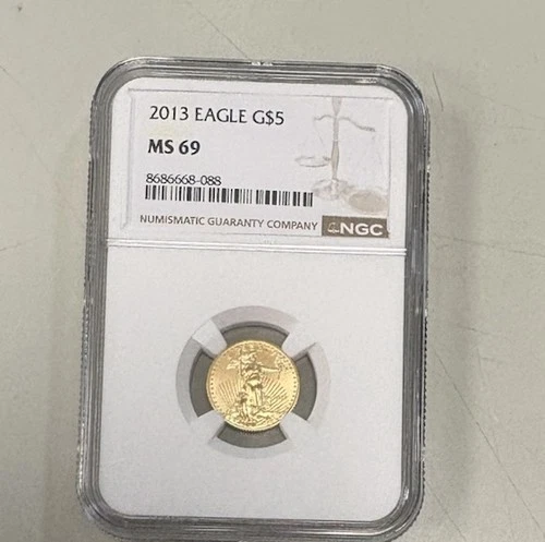 2013 1/10 Oz Gold American Eagle NGC MS69