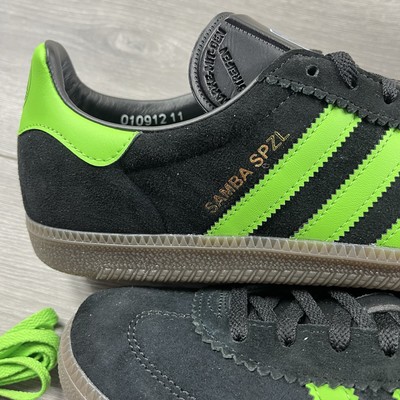 Adidas Samba Deco Spezial SPZL 'Black / Lime / Green' - Size UK