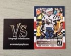 Tom Brady Signed Card With Coa