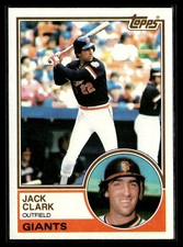 1983 Topps #210 Jack Clark