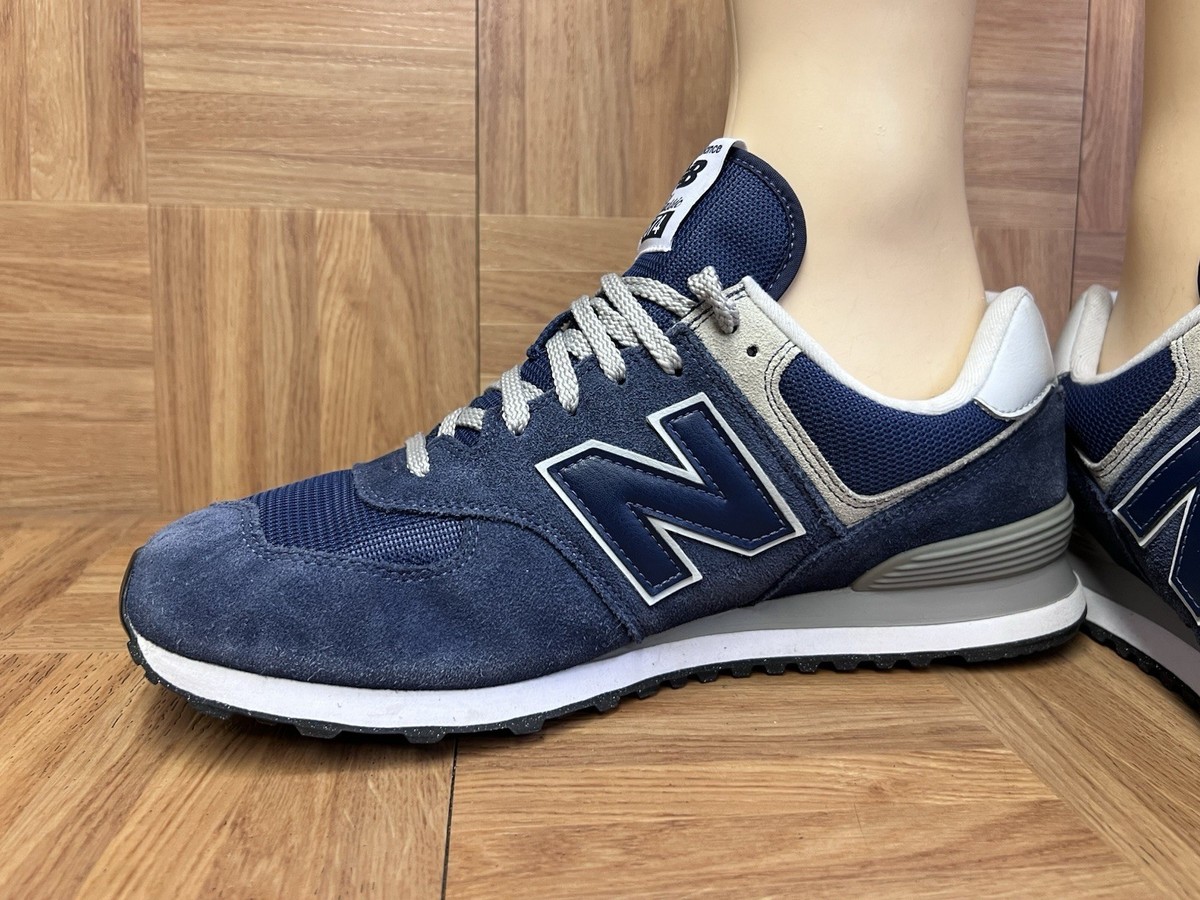 New Balance MLARZEN Mens Size‎ 12 Navy Blue Running Shoes Sneakers MLAZRV1 RARE SZ 12 - New Balance 574 Mens Sneaker 2023 ML574EVN  main image 4