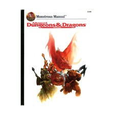 TSR AD&D 2nd Ed Monstrous Manual (5th, White Cover) Fair
