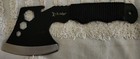 Elk Ridge Fixed Stainless Steel Full Axe Head Black Cord Wrapped Handle ER-272 — photo 3