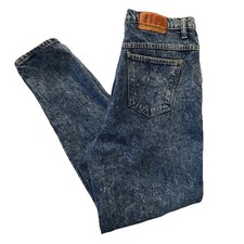 Sasson Modern Basic Womens Blue Jeans Sz 16 Straight Leg Acid Wash Vintage