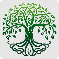 Tree of Life Stencils Tree Life Pattern Decoration Template 12X12