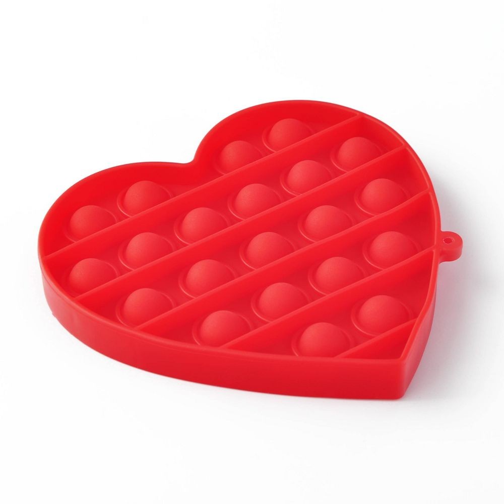 Игровая площадка Red - Bullseyes Bubble Popper в форме сердца