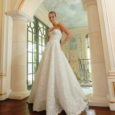 Sweetheart Collar Bohe Wedding Dress with Sequins Lace backless Court Bride Gown