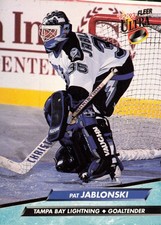 PAT JABLONSKI 1992-93 Fleer Ultra #202 Tampa Bay Lightning Goalie Hockey Card