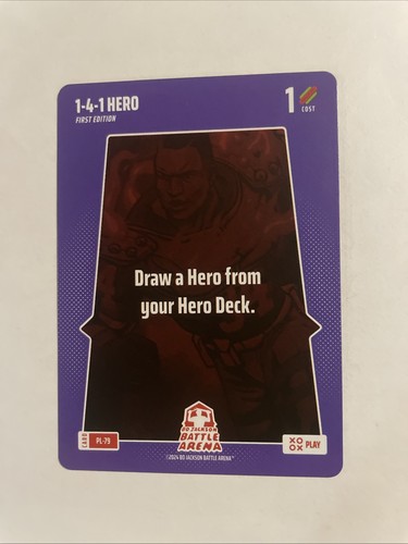 2024 Bo Jackson Battle Arena 1-4-1 Hero Play Card!