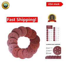 130PCS 6-Inch Sanding Discs Set -  Aluminum Oxide for Smooth Finishes 0.35 per gallon