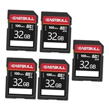 5-Pack of SD Card 32GB Class 10 SD Card U1 V30 High-Speed SD 32GB U1 5Units