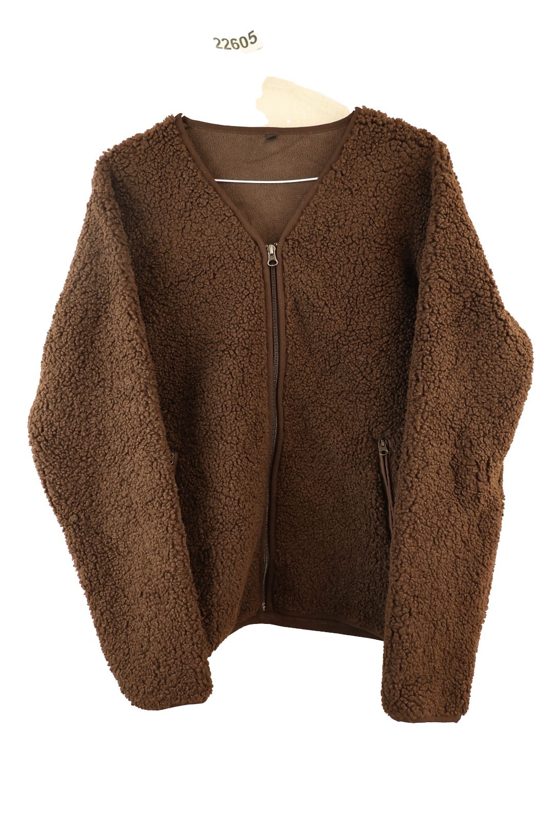 UNIQLO Brown Pile Jacket size XS Womens Casual Outdoors Outerwear 022605