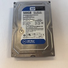 WD Blue 500GB 7200RPM 3.5” SATA HDD WD5000AAKX Desktop Hard Drive. Formatted