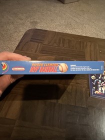 Nintendo NES Roger Clemens MVP Baseball Box & Instruction Manual Only NO GAME!!