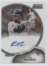 2011 Bowman Sterling Rookie Refractor 127/199 Eric Thames #23 Auto 0r8
